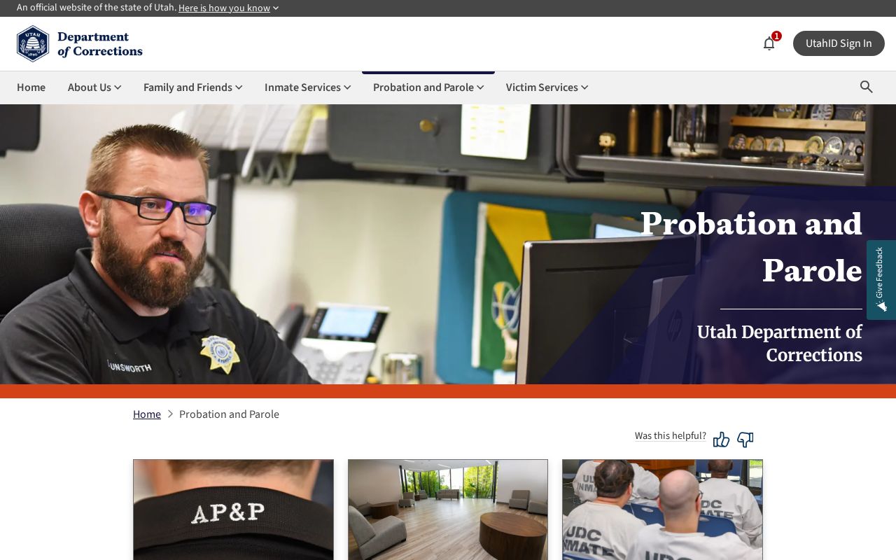 Juab County parole and probation release supervision contacts